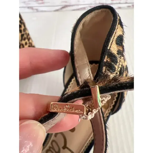 Sam Edelman Daniella block-heel sandals leopard print Size 9 - Picture 7 of 10